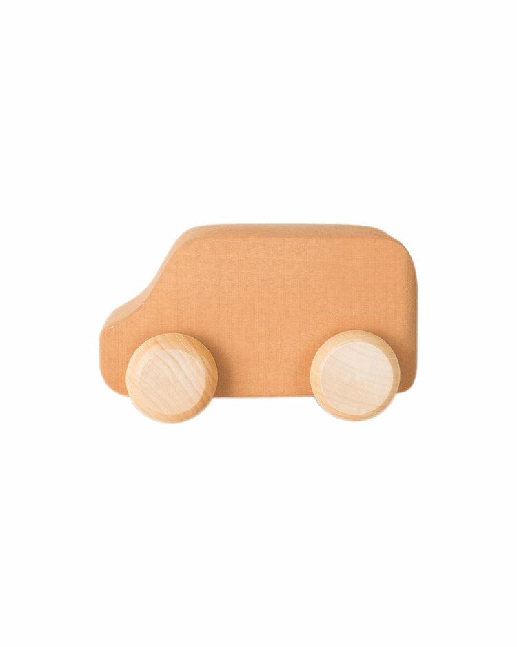 Beige Toy Car  |  Wooden Toys Toys Wooden Toys