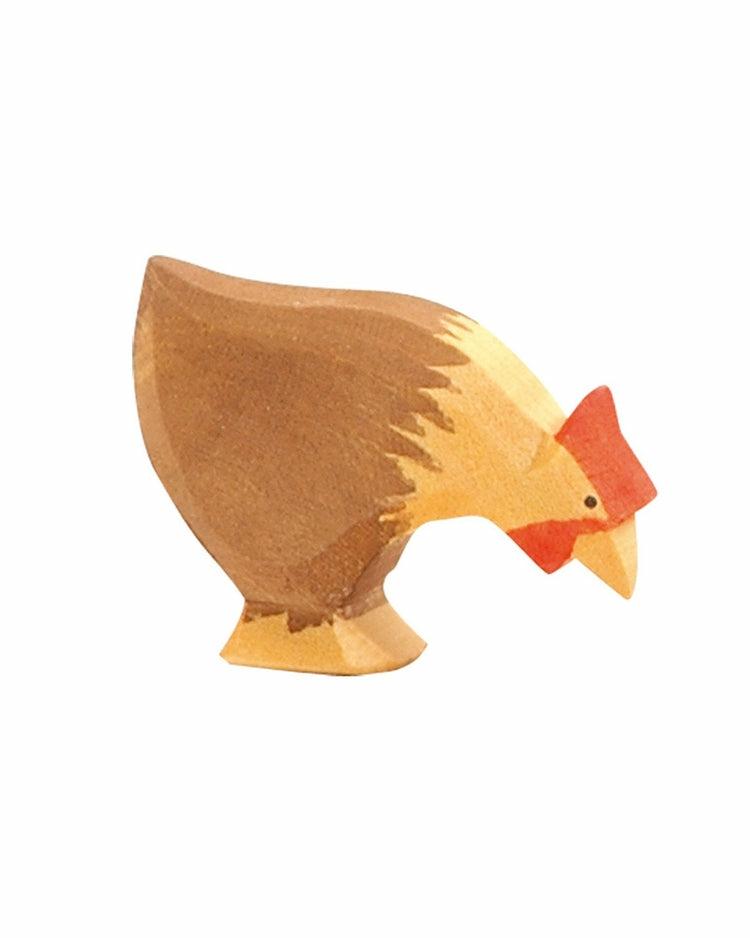 Brown Picking Hen  |  Wooden Toys Toys Wooden Toys