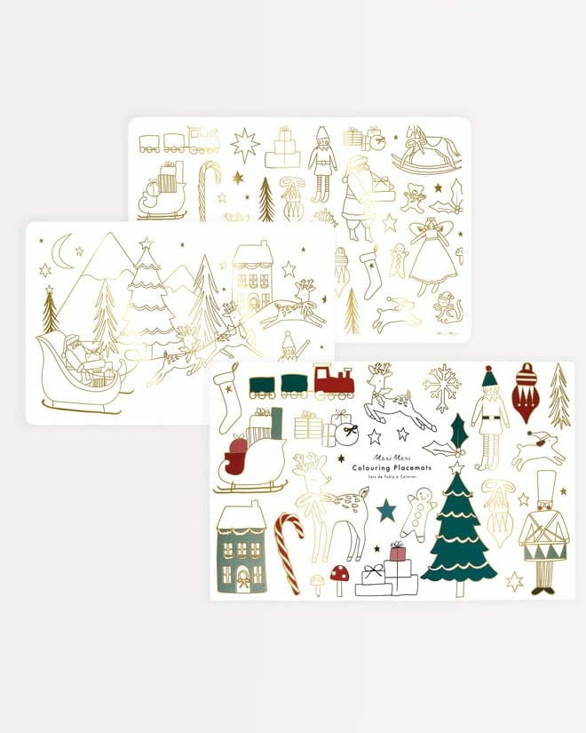 Christmas Colouring Placemats  |  Arts + Crafts Arts + Crafts Arts + Crafts