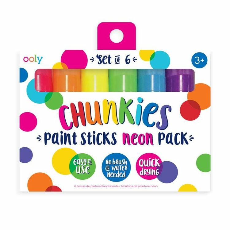 Chunkies Paint Sticks Neon – Set Of 6  |  Arts + Crafts Arts + Crafts Arts + Crafts