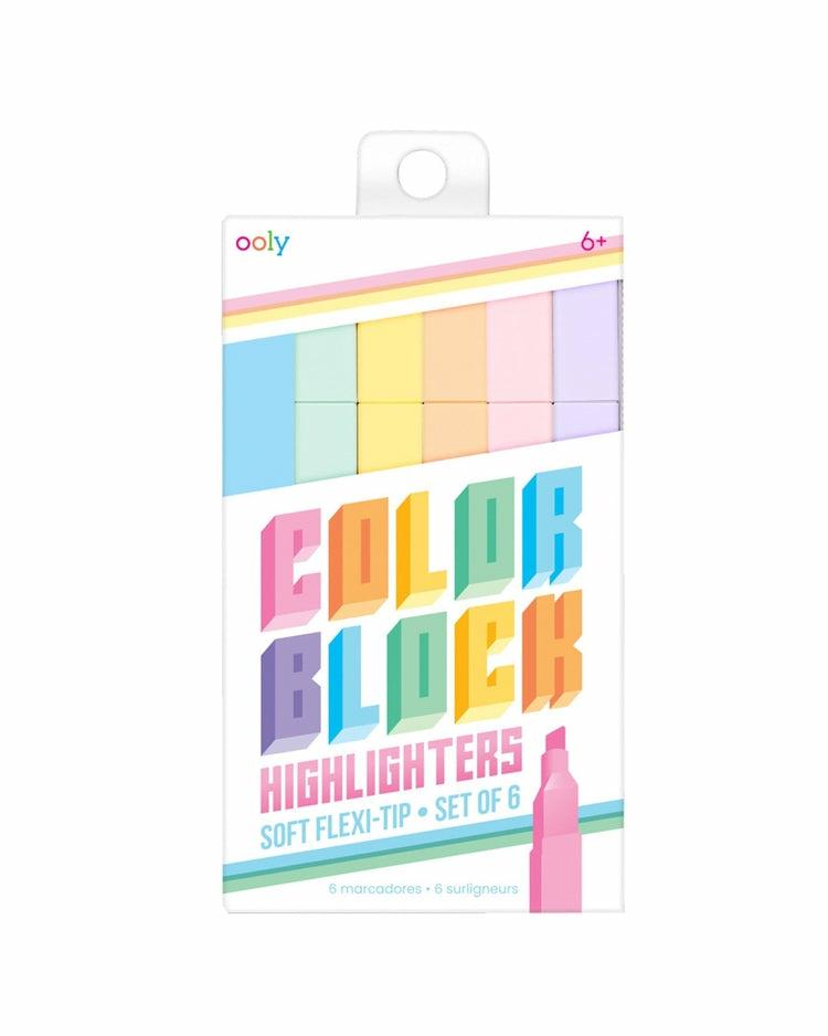 Color Block Highlighters  |  Arts + Crafts Arts + Crafts Arts + Crafts