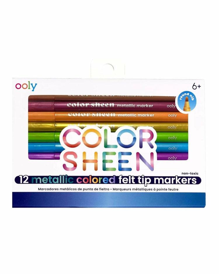 Color Sheen Metalllic Markers Set Of 12  |  Arts + Crafts Arts + Crafts Arts + Crafts