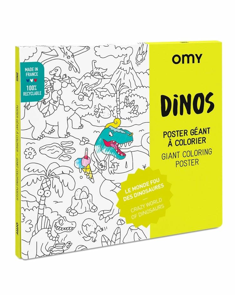 Dino Coloring Poster  |  Arts + Crafts Arts + Crafts Arts + Crafts