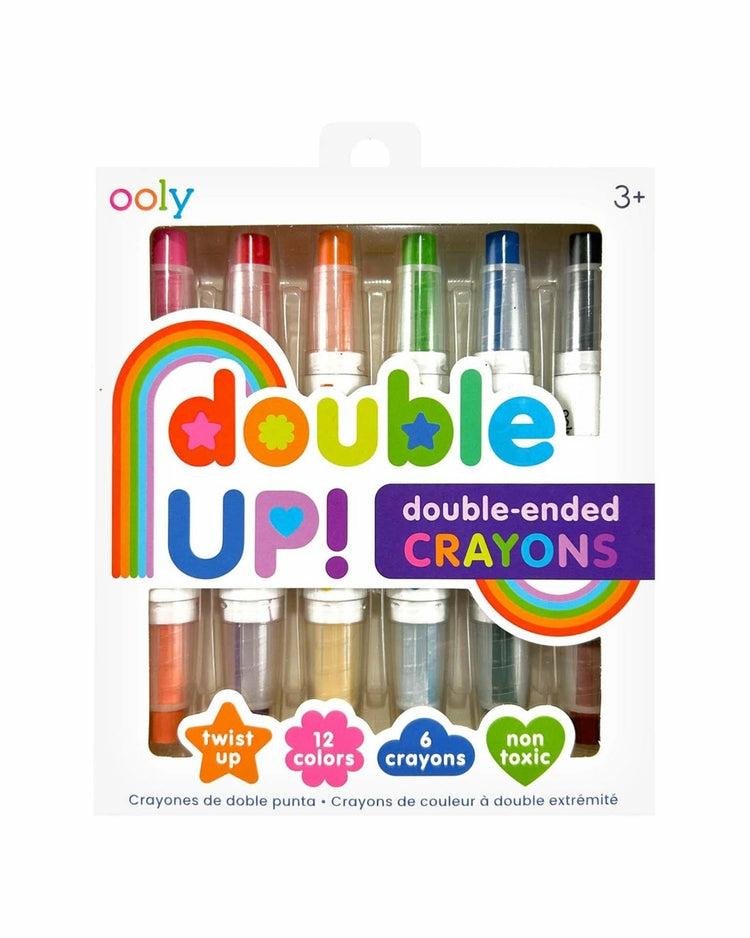 Double Up! Double-Ended Crayon Set Of 6  |  Arts + Crafts Arts + Crafts Arts + Crafts