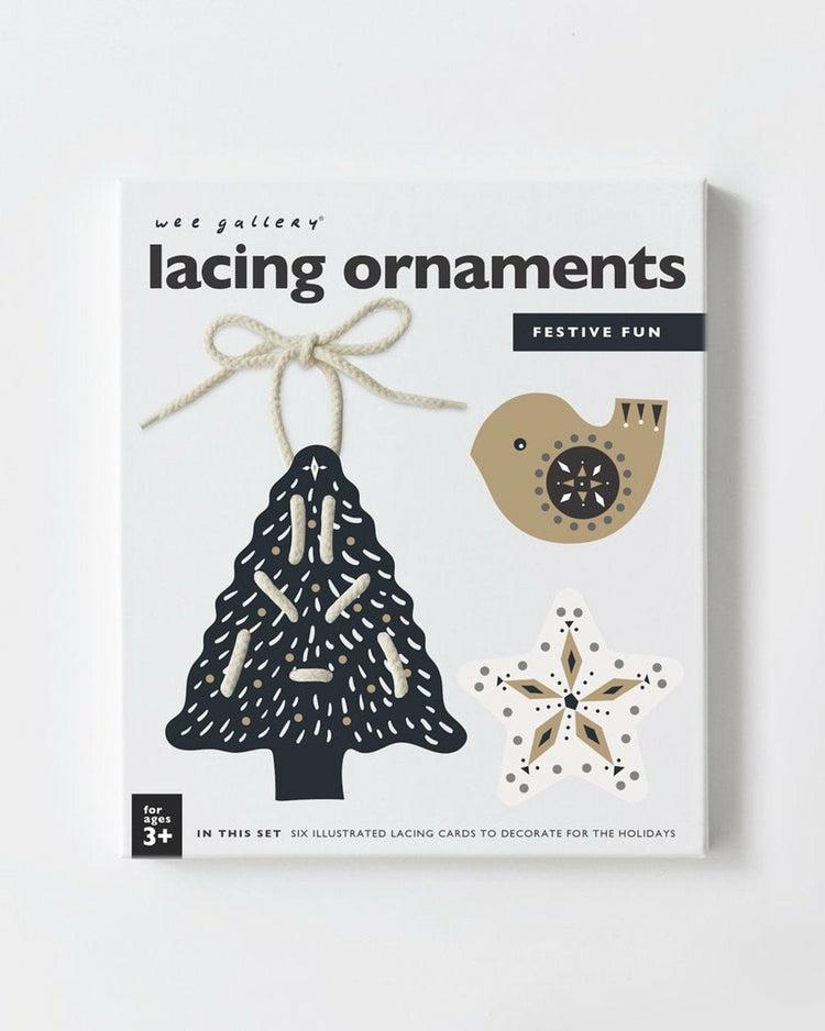 Festive Fun Lacing Ornaments  |  Arts + Crafts Arts + Crafts Arts + Crafts