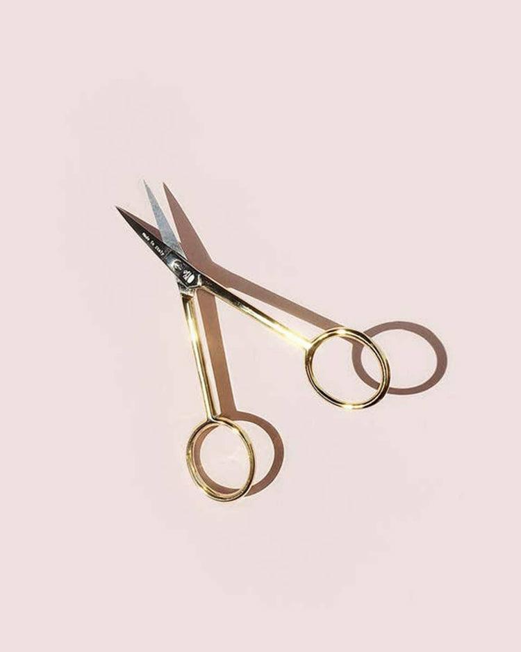 Fine Trimming Scissors In Golden  |  Wooden Toys Arts + Crafts Arts + Crafts