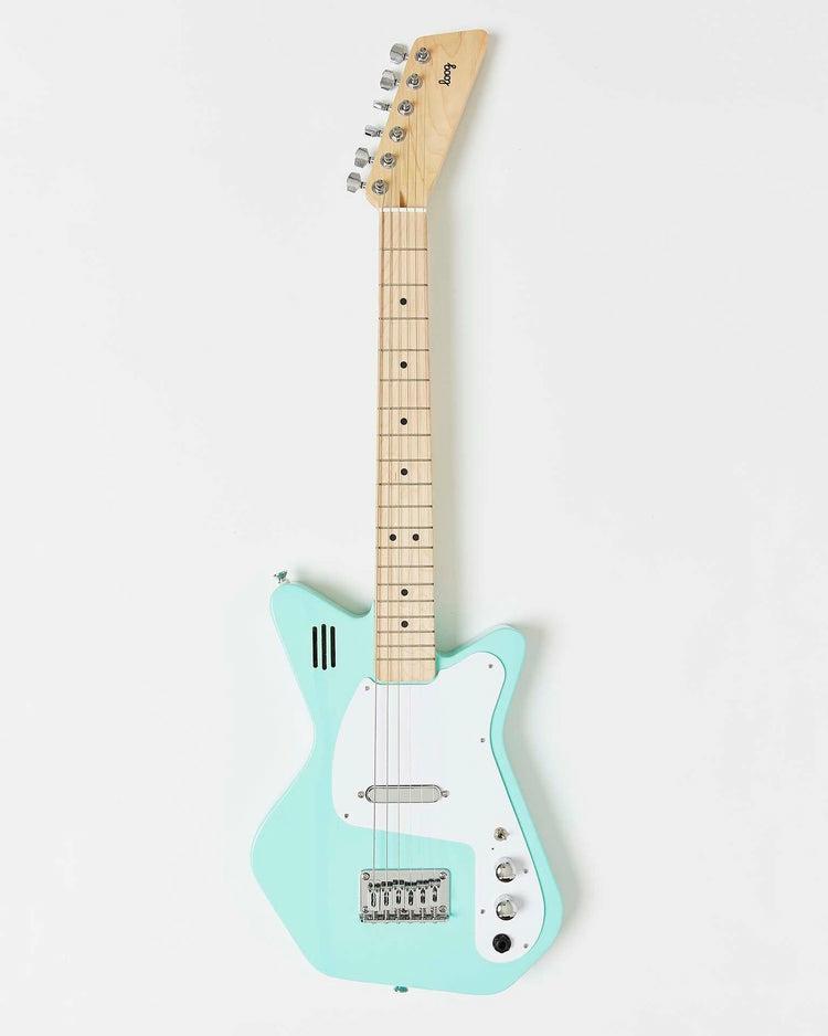 Loog Pro Vi Electric With Built-In Amp In Green  |  Music Music Music