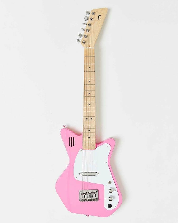 Loog Pro Vi Electric With Built-In Amp In Pink  |  Music Music Music