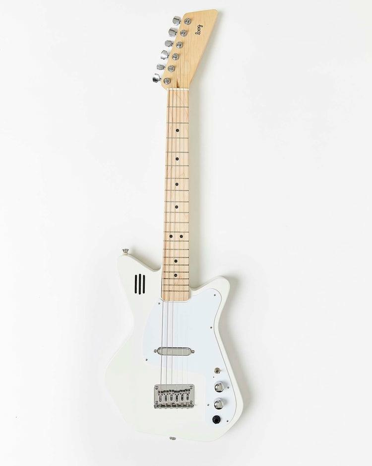 Loog Pro Vi Electric With Built-In Amp In White  |  Music Music Music