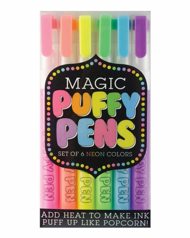 Magic Neon Puffy Pens  |  Arts + Crafts Arts + Crafts Arts + Crafts