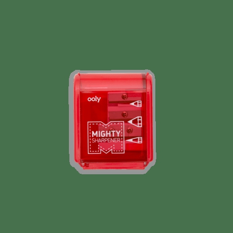 Mighty Pencil Sharpener In Red  |  Arts + Crafts Arts + Crafts Arts + Crafts