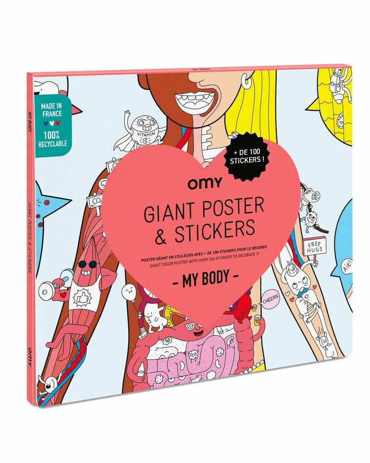 My Body Giant Sticker Poster  |  Arts + Crafts Arts + Crafts Arts + Crafts