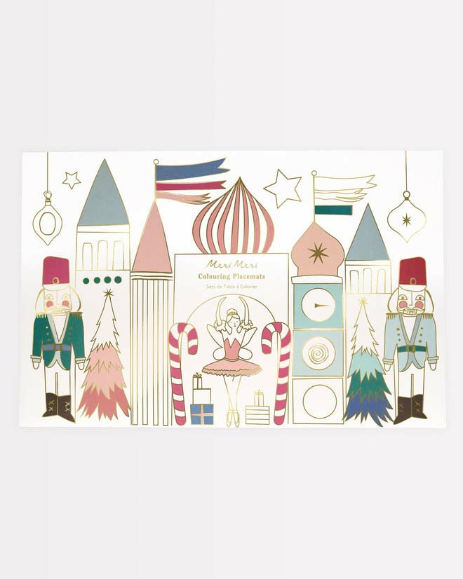 Nutcracker Colouring Placemats  |  Arts + Crafts Arts + Crafts Arts + Crafts