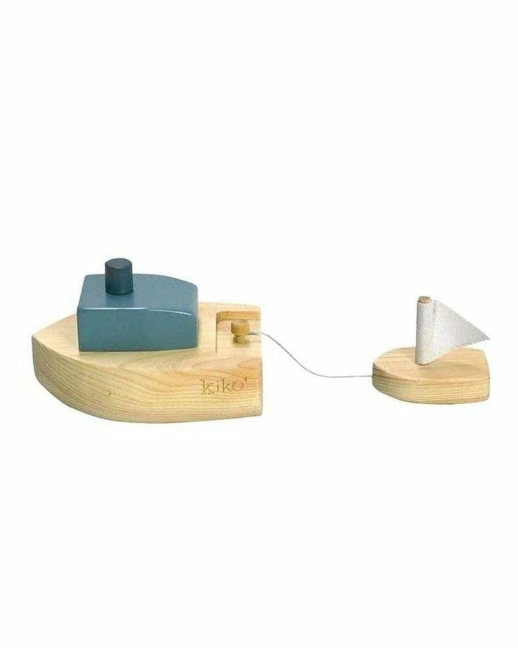 Ofune Wind-Up Boat In Blue  |  Bath Toys Bath Toys Bath Toys