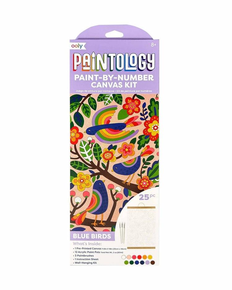 Paintology Paint By Number Canvas Kit Blue Birds  |  Arts + Crafts Arts + Crafts Arts + Crafts