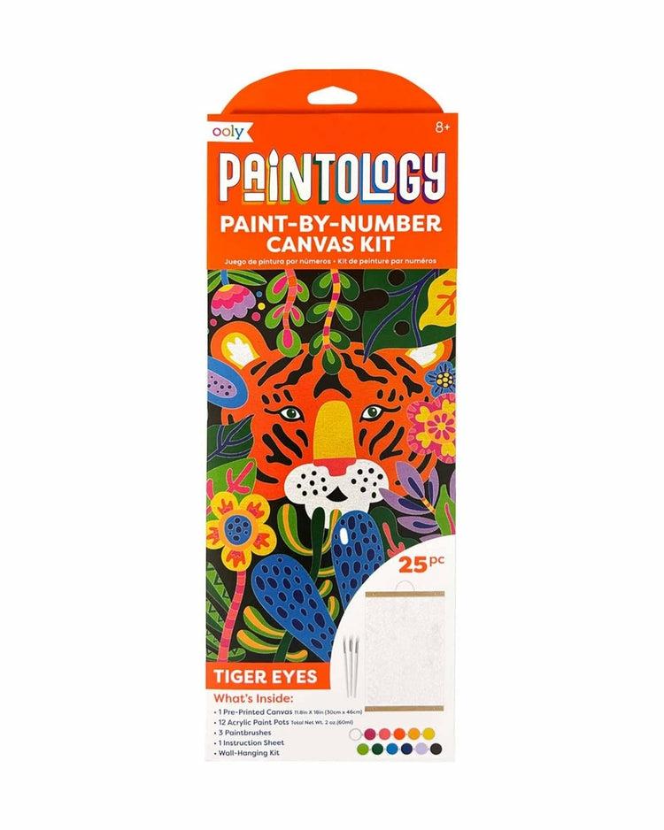 Paintology Paint By Number Canvas Kit Tiger Eyes  |  Arts + Crafts Arts + Crafts Arts + Crafts