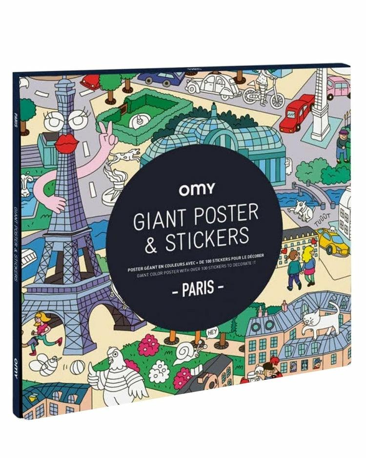 Paris Sticker Poster  |  Arts + Crafts Arts + Crafts Arts + Crafts