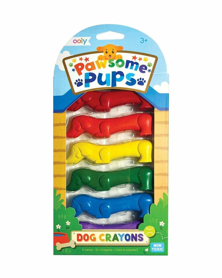 Paw Some Pups Dog Crayons – Set Of 6  |  Arts + Crafts Arts + Crafts Arts + Crafts