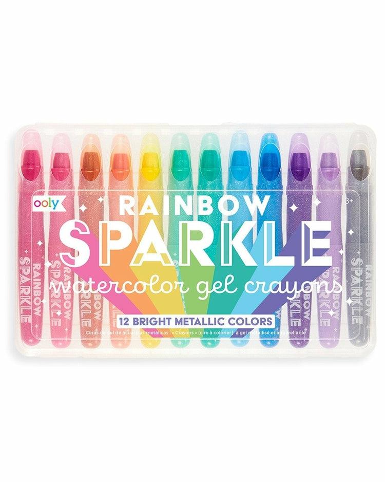 Rainbow Sparkle Watercolor Gel Crayons  |  Arts + Crafts Arts + Crafts Arts + Crafts