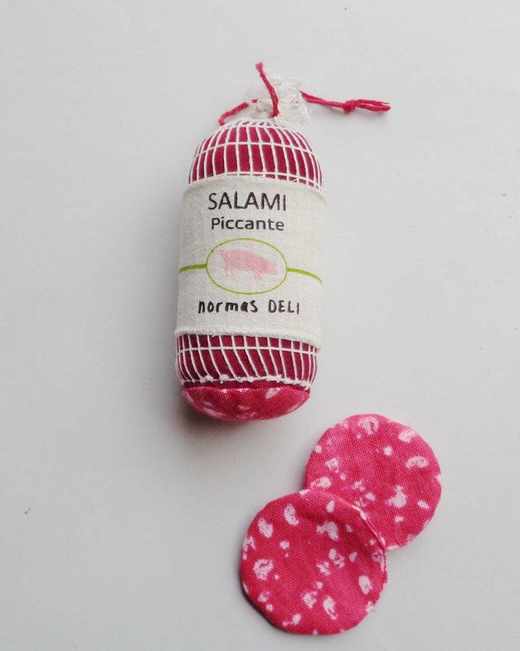 Salami Piccante Soft Toy  |  Kitchen Kitchen Kitchen