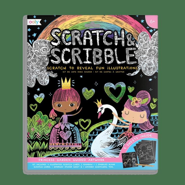 Scratch & Scribble Art Kit: Princess Garden – 10 Piece Set  |  Arts + Crafts Arts + Crafts Arts + Crafts