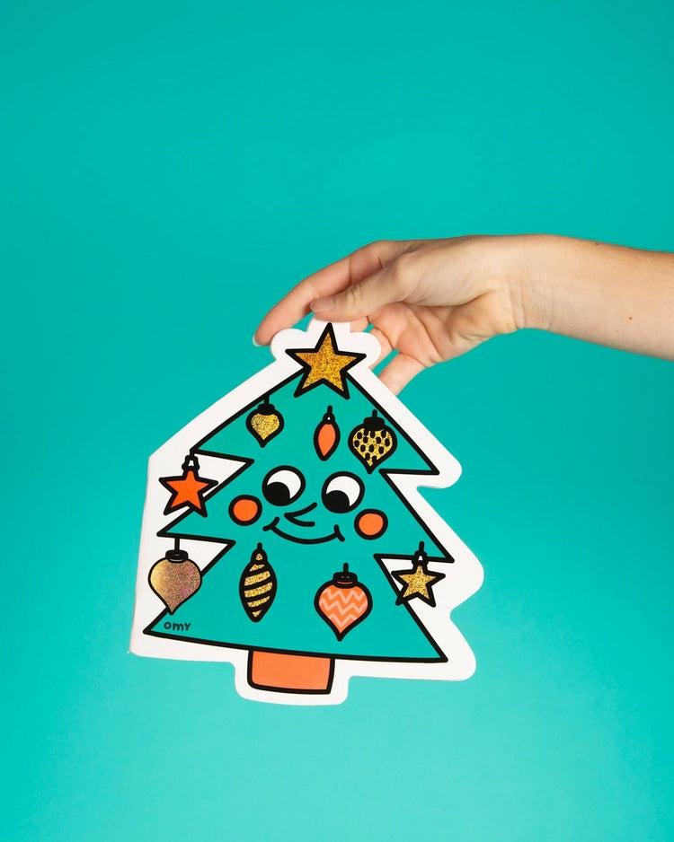 Sticker Shape Notebooks – Christmas Tree  |  Arts + Crafts Arts + Crafts Arts + Crafts