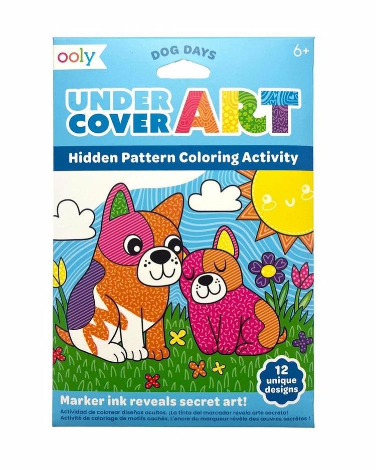 Undercover Art Hidden Pattern Coloring Activity Art Cards Dog Days  |  Arts + Crafts Arts + Crafts Arts + Crafts