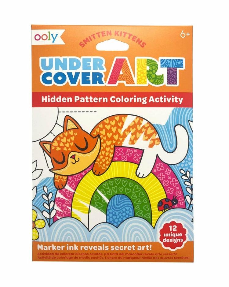 Undercover Art Hidden Pattern Coloring Activity Art Cards Smitten Kittens  |  Arts + Crafts Arts + Crafts Arts + Crafts