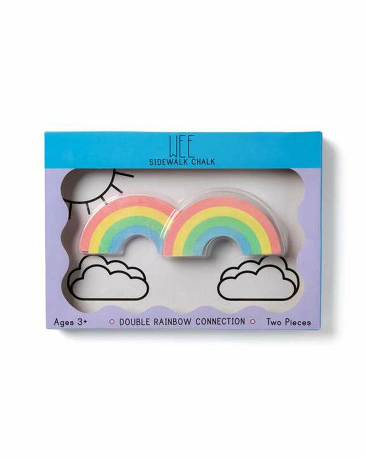 Wee Double Rainbow Connection Sidewalk Chalk  |  Arts + Crafts Arts + Crafts Arts + Crafts